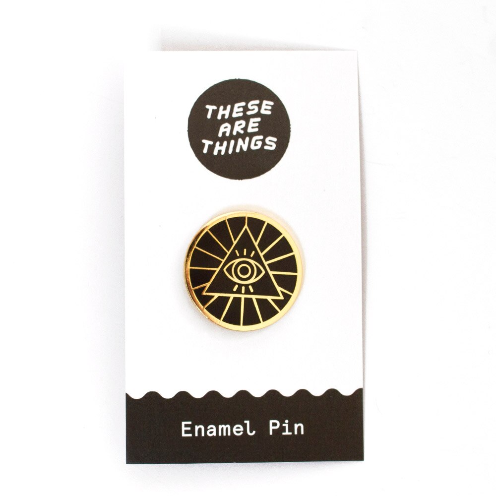 These Are Things, Enamel Pin, Illuminati